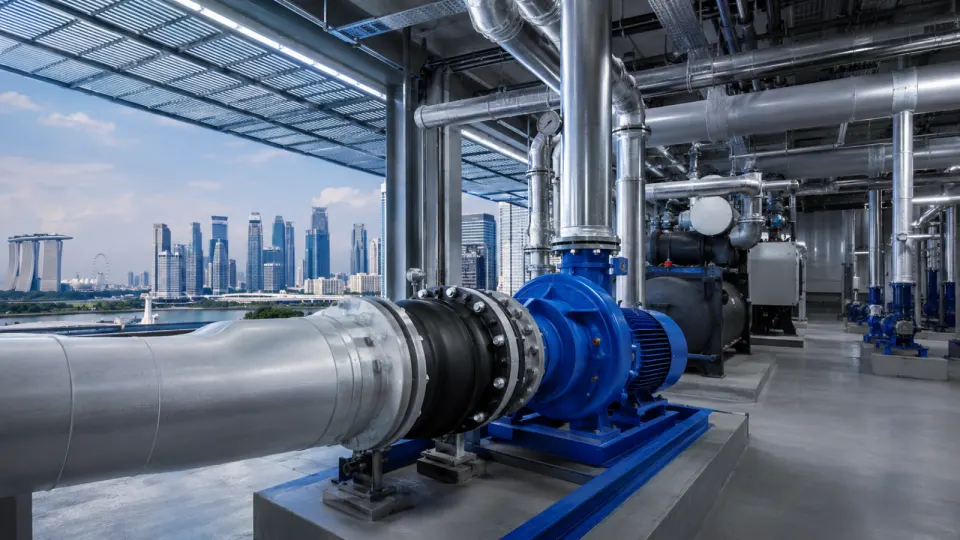 HVAC and district cooling — typical industrial installation
