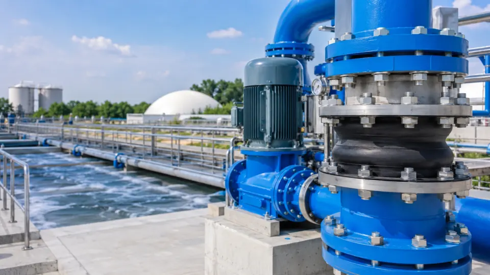Water and wastewater — typical industrial installation