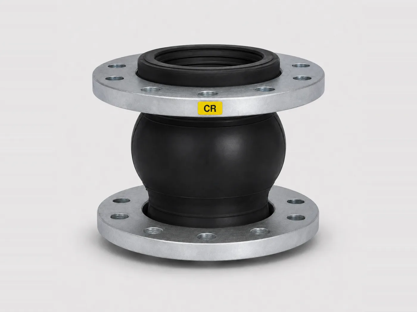 CR rubber expansion joint with colour-coded tag