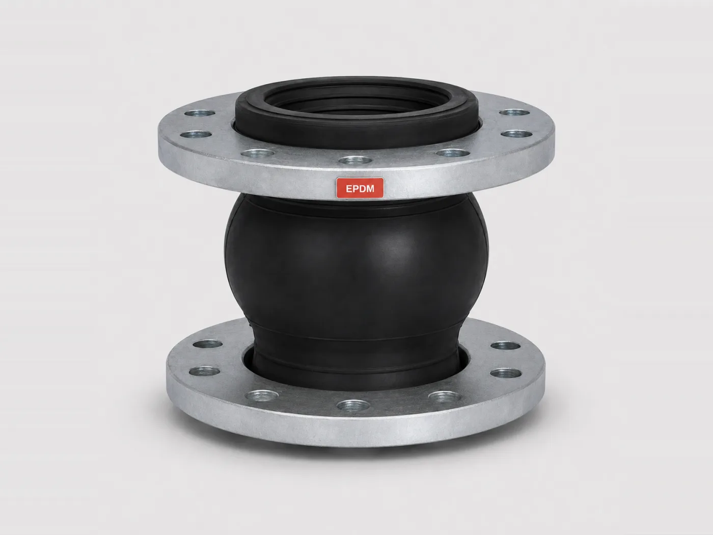 EPDM rubber expansion joint with colour-coded tag