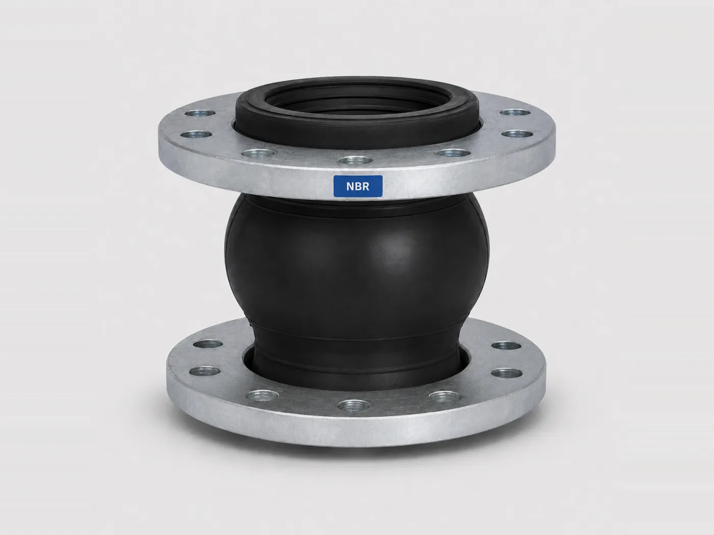 NBR rubber expansion joint with colour-coded tag